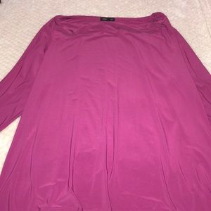Fuschia plus size top